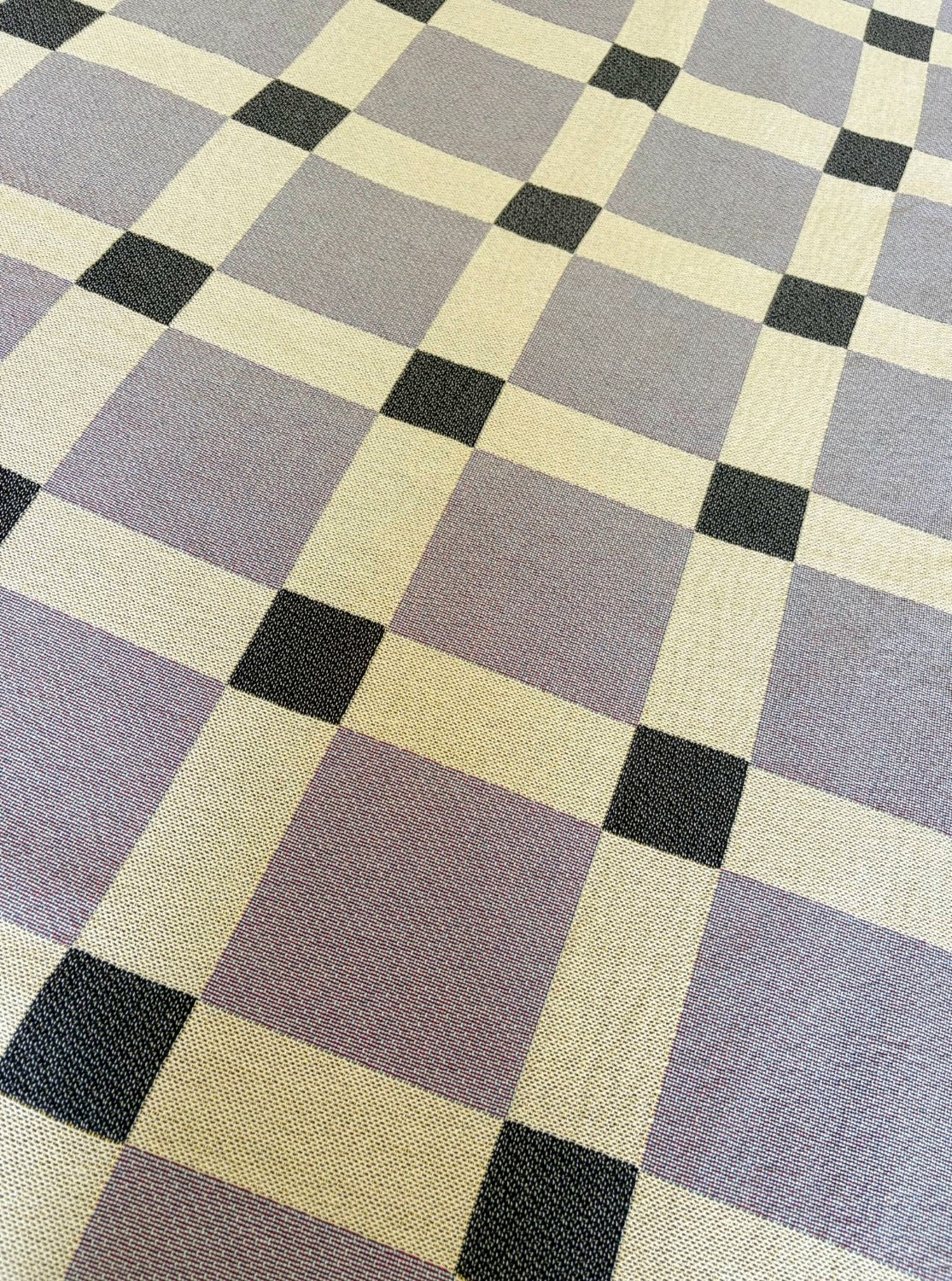 The Gingham Check Woven Throw Blanket