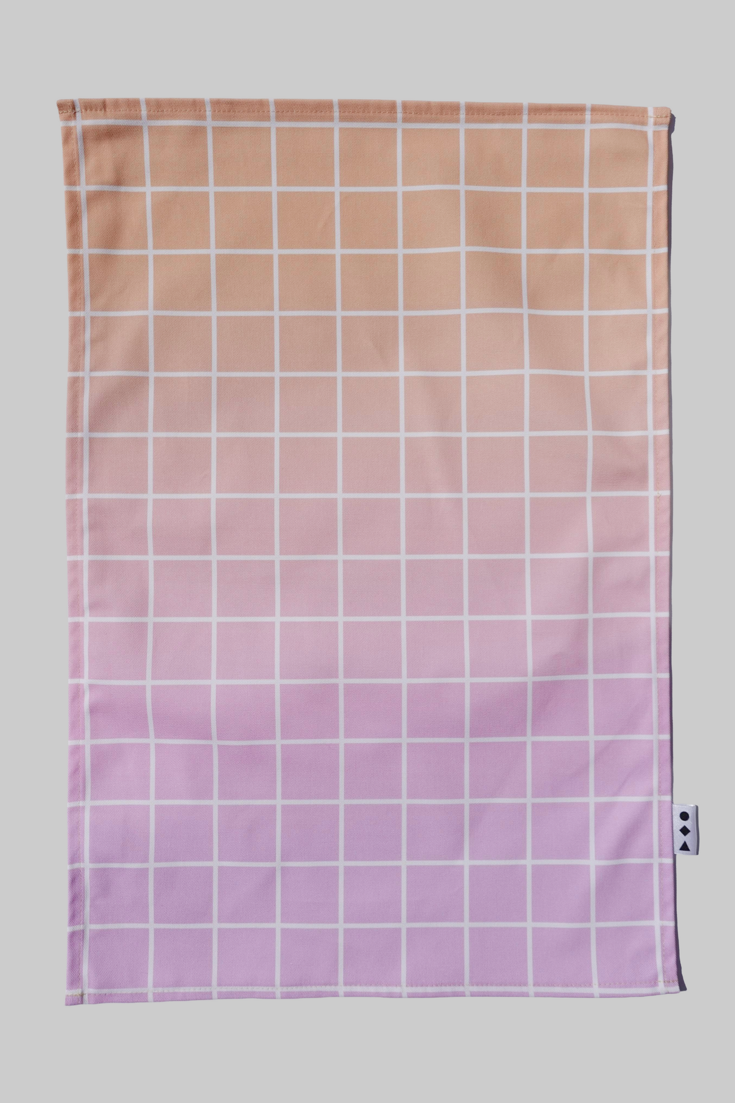 Sunset Grid Tea Towel