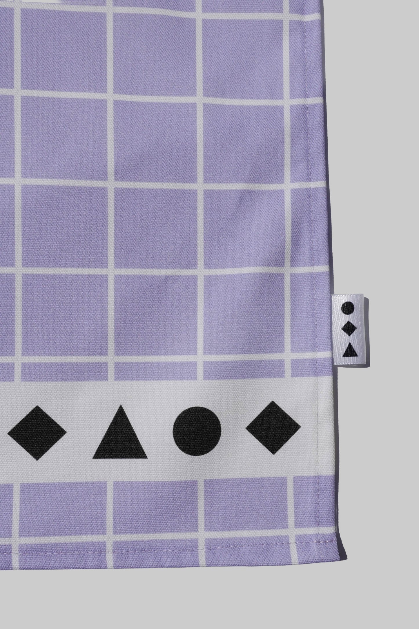 Lilac Lines Tea Towel