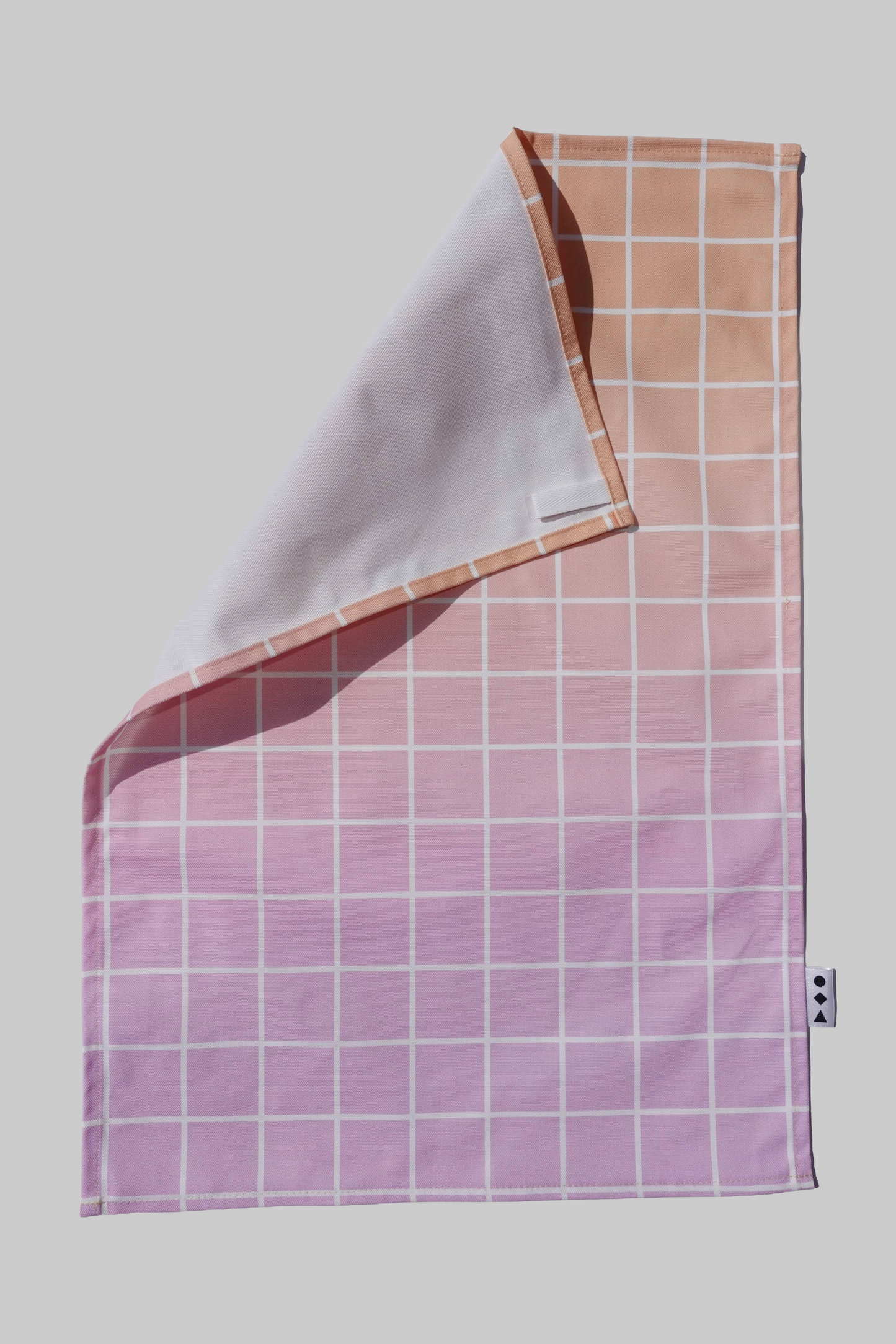 Sunset Grid Tea Towel