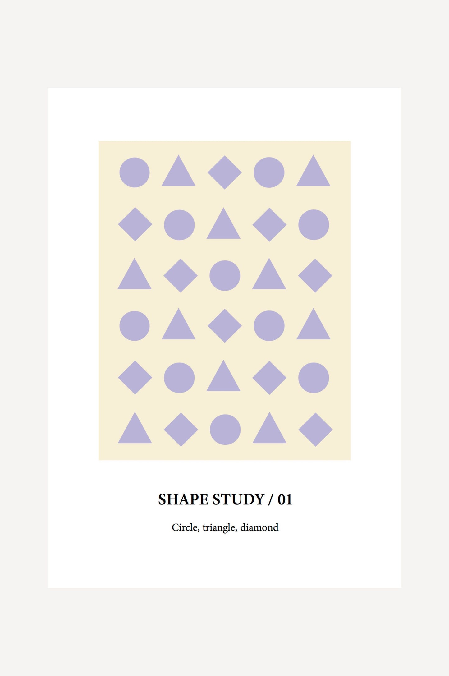 Shape Study 01 Print