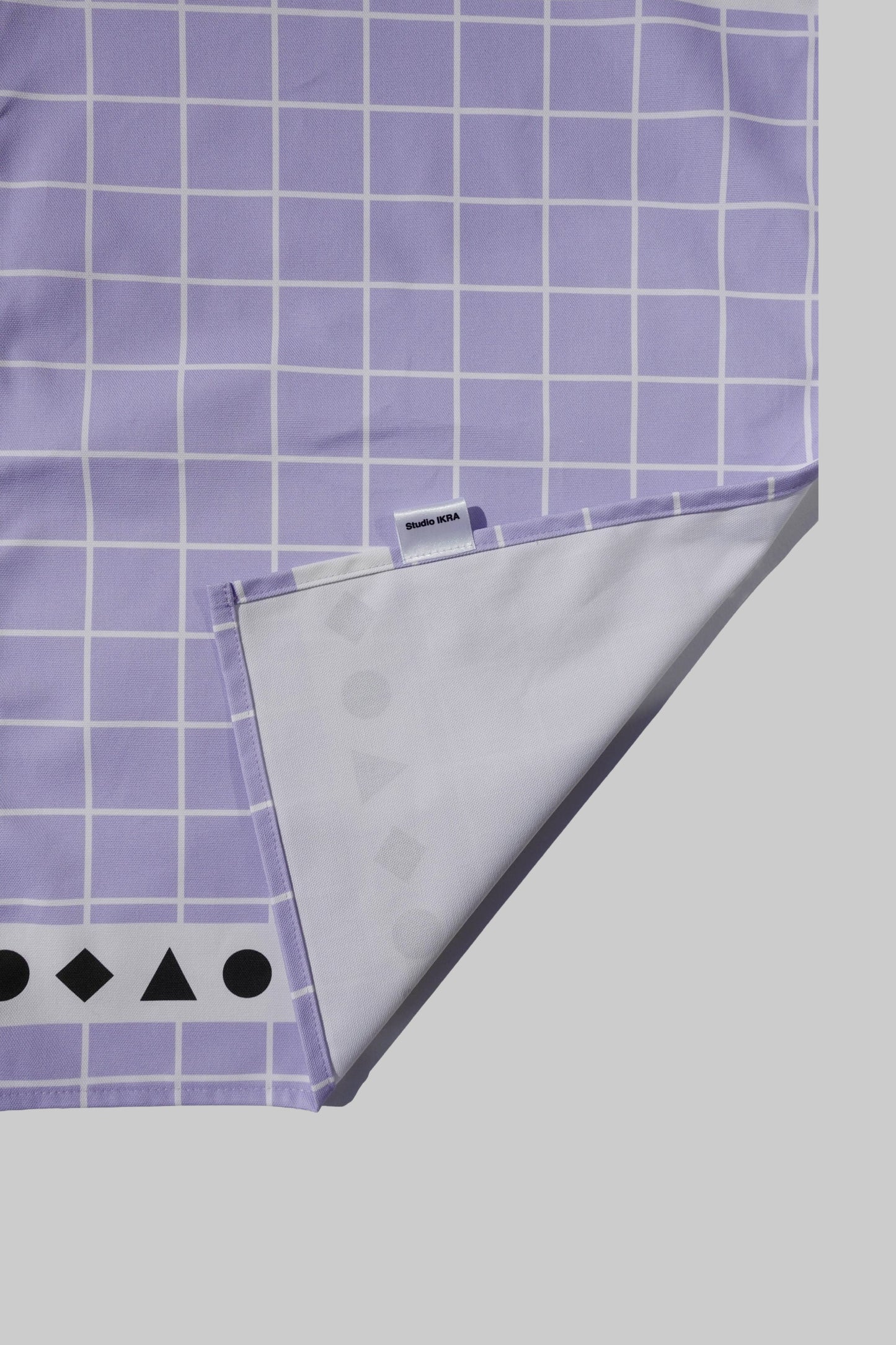 Lilac Lines Tea Towel
